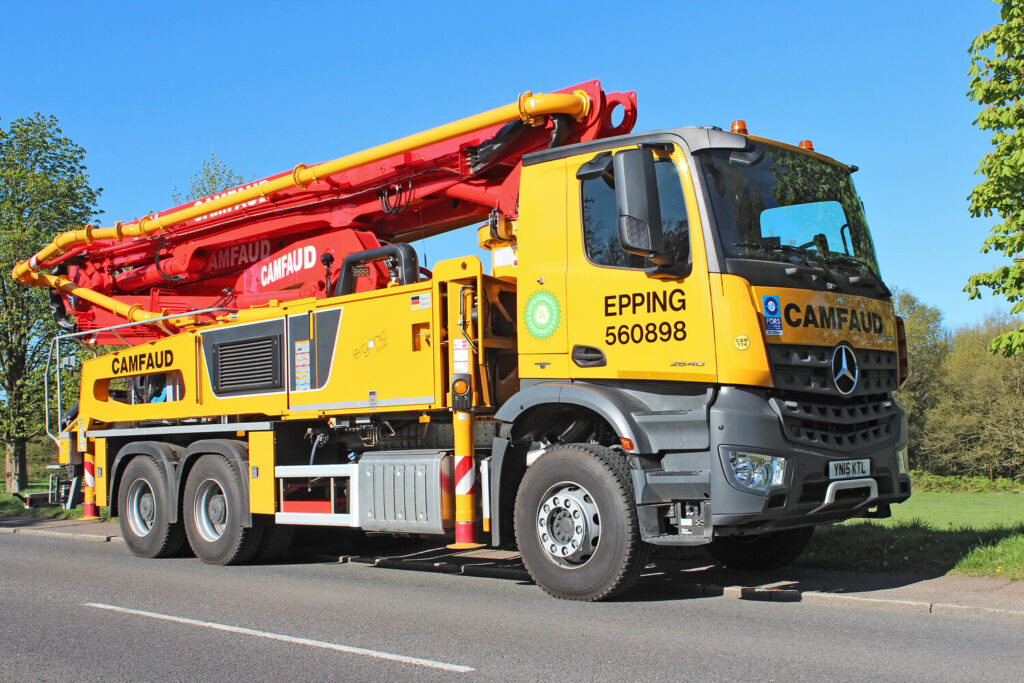 Camfaud's new M38 Mobile Concrete Pump